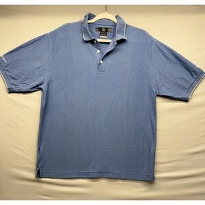 Nike Golf Dri Fit Polo Shirt Mens Large Blue